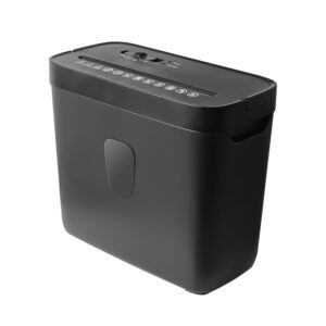 MK204 P-4 Cross-Cut Paper Shredder - Black